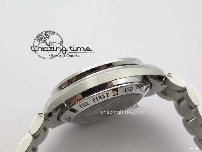 0118 Speedmaster MoonWatch  Apollo 16 Black Dial On SS Bracelet Supportive 8231